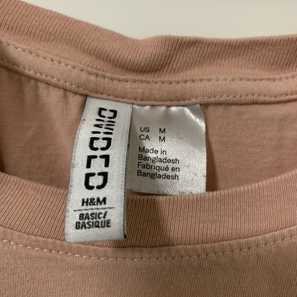 H&M Divided Basic Peach-coloured shirt - Picture 3 of 4